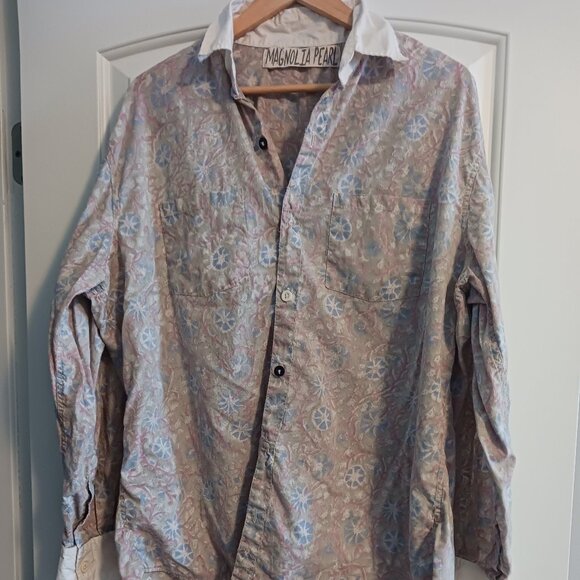 Magnolia Pearl Boyfriend Shirt - NWOT - Picture 1 of 5